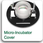 Incubator-cover for coverslips