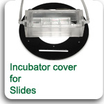 Incubator-cover for slides