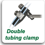 Double-tubing clamp MTH-T