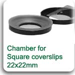 Chambers for Square & Rectangular Coverslips