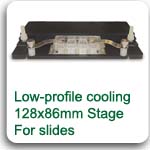 cooling slides low profile stages 128x86mm