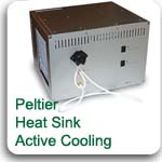 Peltier heat sink cooling