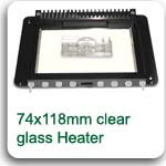 74x118mm glass heater