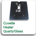 Cuvette heater quartz or glass