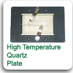 High temperature quartz plate